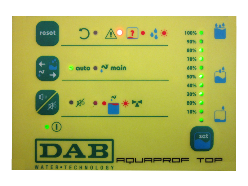 Aquaprof error of dry running